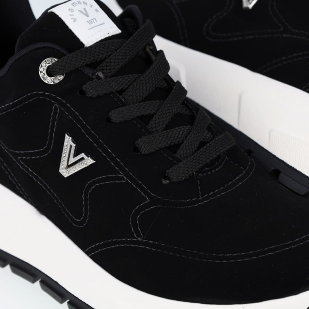 Via Marte Tenis Casual 242-013-09 Preto-Milk Sint_6__19